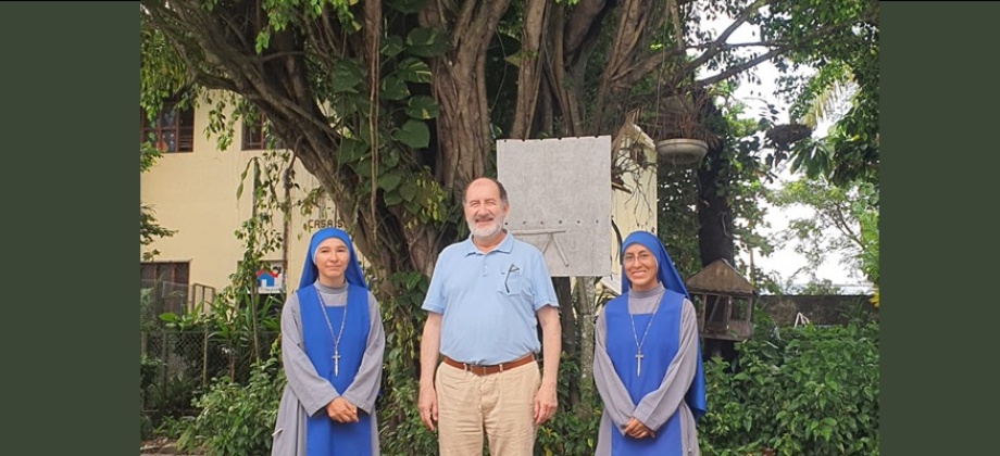 Consulado de Colombia en Iquitos visitó el albergue de la “Familia Religiosa del Verbo Encarnado”