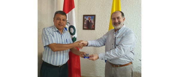 Cónsul de Colombia en Iquitos y el electo alcalde Municipal del Distrito Ramón Castilla dialogan sobre nuevos proyectos relativos al desarrollo e integración fronteriza
