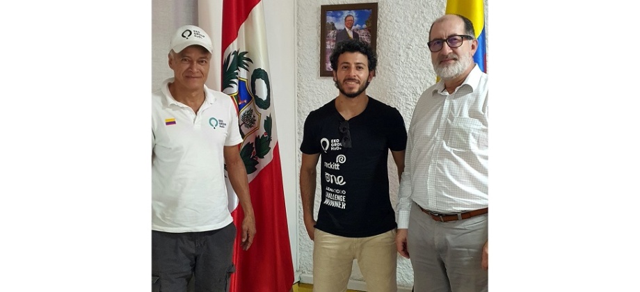 Cónsul Alberto Bula Bohórquez se reunió con los encargados del proyecto “AquaUnity”, que busca trasformar la realidad del acceso al agua