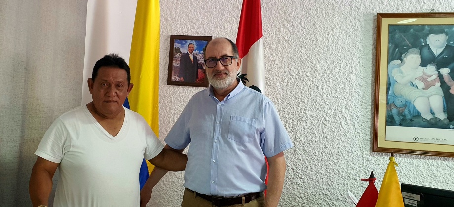 Visita del asesor del despacho del consejero de la Gobernación Regional de Iquitos