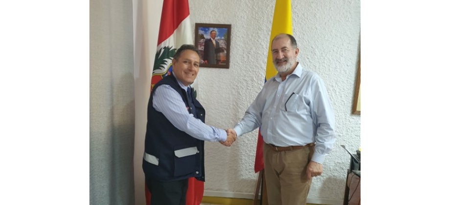 Cónsul de Colombia en Iquitos dialogó con el Jefe Zonal de Iquitos de la Superintendencia Nacional de Migraciones