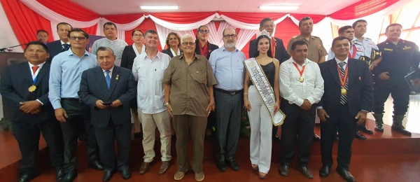 El Cónsul de Colombia en Iquitos asistió a la conmemoración del 202 aniversario de la proclamación de la independencia del Perú