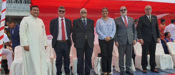 El Cónsul de Colombia en Iquitos asistió al desfile Cívico-Militar para conmemorar el 202 aniversario de la proclamación de la independencia del Perú